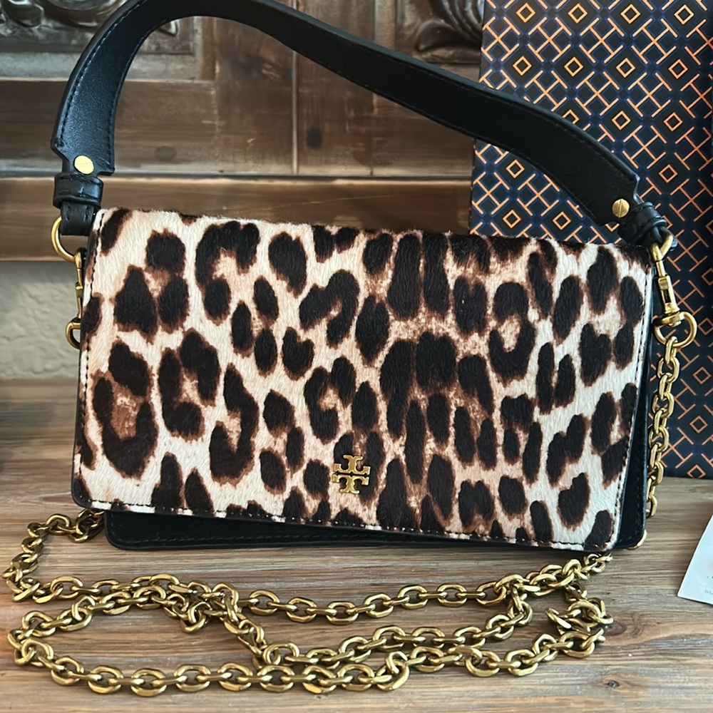 Tory Burch Cleo Leopard Calf - Picture 3 of 8
